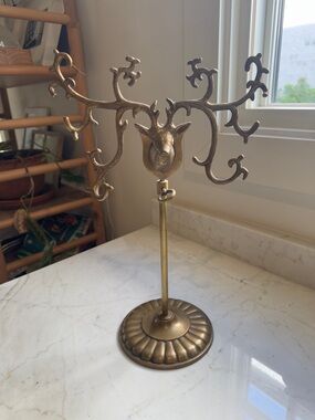 Anthropologie Jewelry Stand, brass